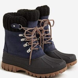 Perfect Winter boots with ribbed cuff